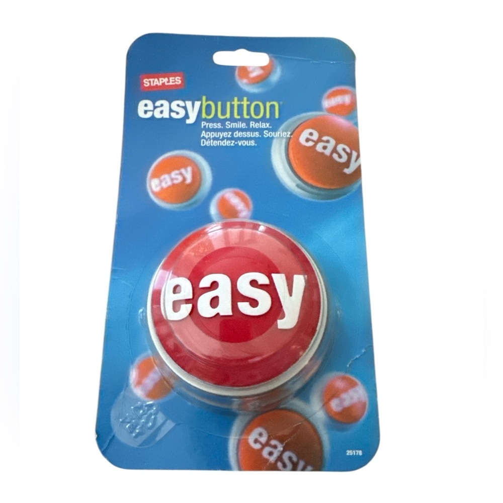 Staples Easy Button That Was Easy The Office Gift Collectors New In Package